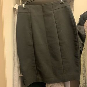 Black pencil skirt